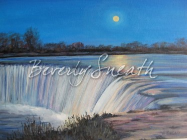 Niagara Falls in Moonlight SOLD