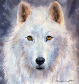 Arctic Wolf wc  image 13.75 X 15in