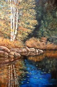 Interlude 24 X 48 Acrylic