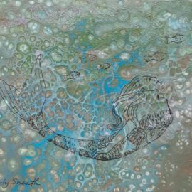 Mermaid and School of Fish