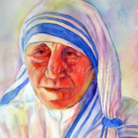 Mother Theresa wc 10.5X12.5 outer 16X18