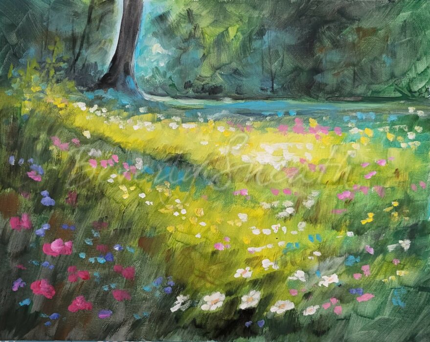 Meadow Flowers Paint Night